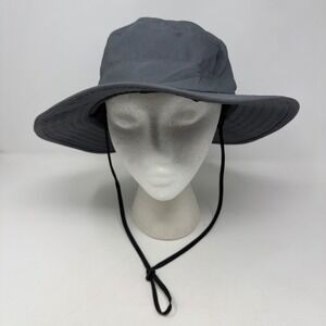 Richardson 810 Sun Hat Charcoal Gray Wide Brim Boonie OSFM Adjustable Strap